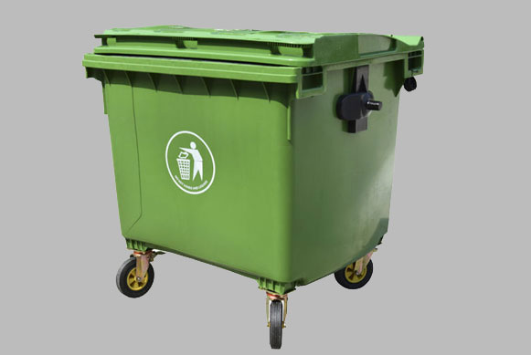 سطل زباله شهری پلی اتیلن