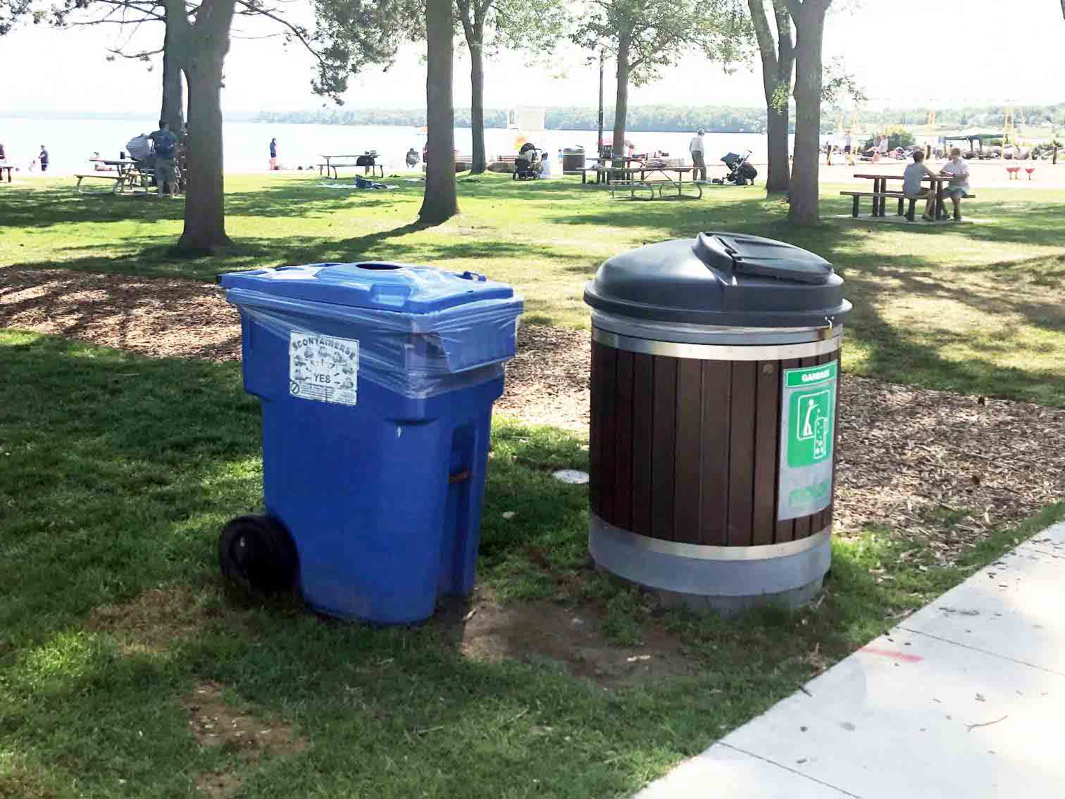سطل زباله پارکی با ارزان ترین قیمت